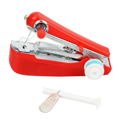 Portable Mini Sewing Machine Simple Sewing Tools Home Travel Small Embroidery Manual Operation Random Color