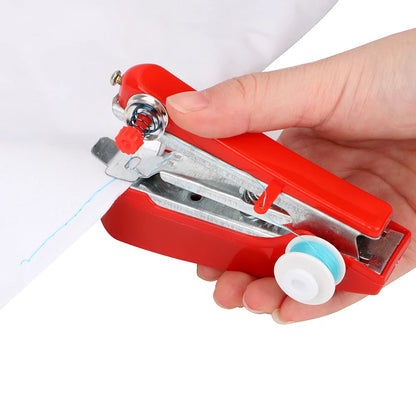 Portable Mini Sewing Machine Simple Sewing Tools Home Travel Small Embroidery Manual Operation Random Color